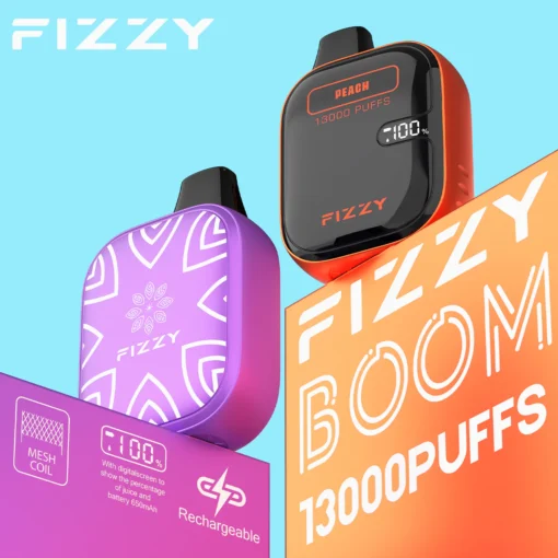 Fizzy Boom 13000 13k Puffs Disposable Vape-12 flavors Fizzy Disposable Vapes Pen Wholesale