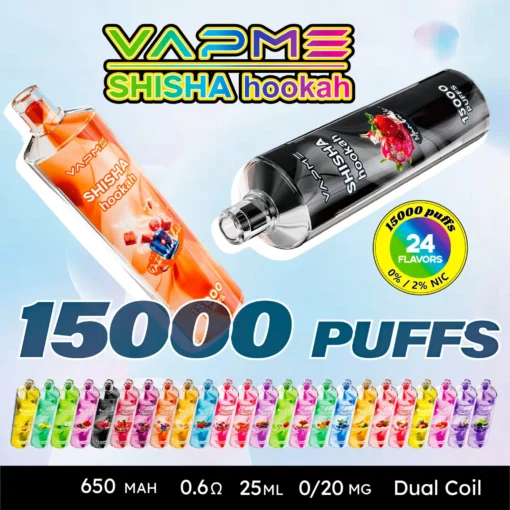 Vapme Shisha 15000 Puffs Disposable Vape