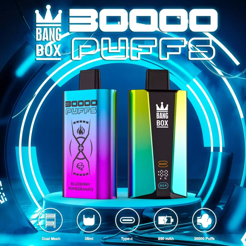 Bang Box 30000 Puffs Disposable Vape-12 flavors Bulk Buy Rechargeable Disposable Vapes Wholesale