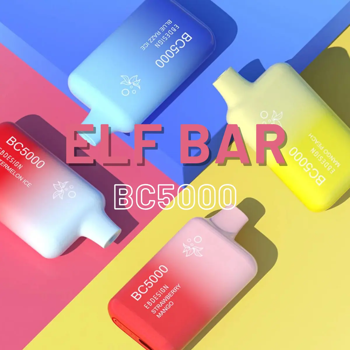 ELF BAR BC5000 Puffs 5% Nicotine Disposable Vape-23 flavors Bulk Buy Disposable Vape Wholesale