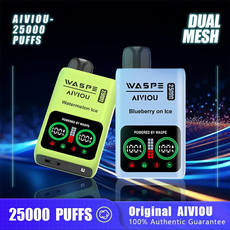 WASPE 25000 PUFFS Dual Mesh Box Disposable Vape-10 flavors Wholesale