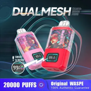 WASPE 20000 PUFFS Dual Mesh Box-12 flavors Disposable Vape Bulk Buy Wholesale