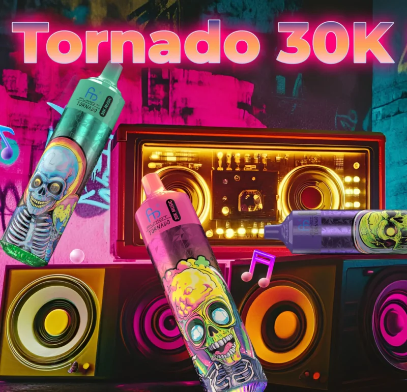 Fumot Tornado 30000 30K music Puffs Disposable Vape-30 flavors Wholesale