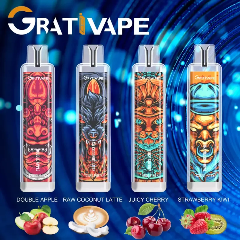 Grativape iStorm 12000 12K Puffs-ALL 10 Flavors🍇 Rechargeable Disposable Vapes Pen Wholesale