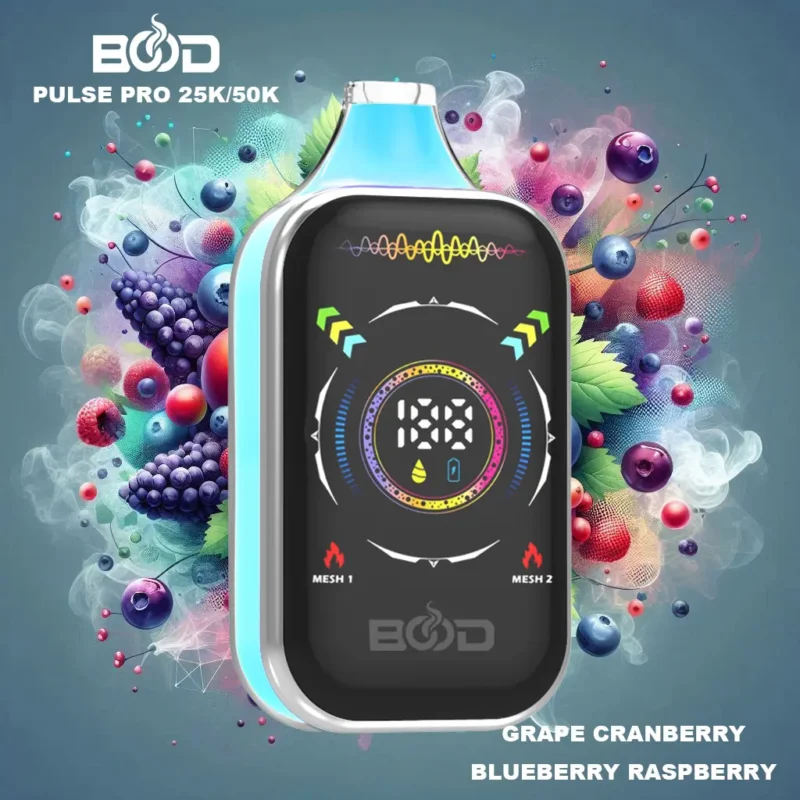 BOOD Vape 50000 Puffs Pulse Pro 50k disposable vape-10 flavors Wholesale